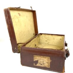 Senovinis odinis lagaminas restauracijai 34,5x56x17 cm
