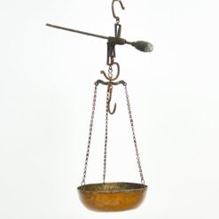 Senovinės pakabinamos balansinės svarstyklės 27x55x79 cm