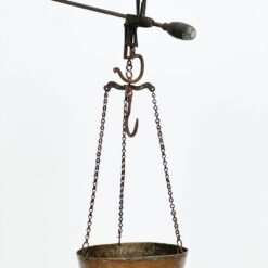 Senovinės pakabinamos balansinės svarstyklės 27x55x79 cm