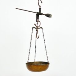 Senovinės pakabinamos balansinės svarstyklės 27x55x79 cm