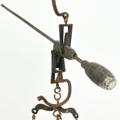 Senovinės pakabinamos balansinės svarstyklės 27x55x79 cm