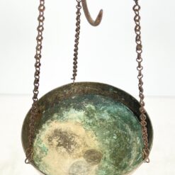 Senovinės pakabinamos balansinės svarstyklės 27x55x79 cm