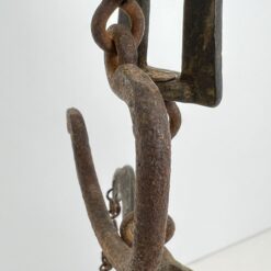 Senovinės pakabinamos balansinės svarstyklės 27x55x79 cm