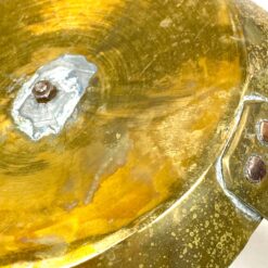 Žalvarinė naktinė žvakidė su rankena 16,5x30x10 cm