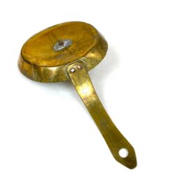 Žalvarinė naktinė žvakidė su rankena 16,5x30x10 cm