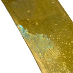 Žalvarinė naktinė žvakidė su rankena 16,5x30x10 cm