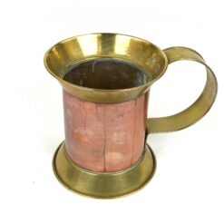 Dekoratyvinis žalvario ir vario ąsotis 14x21x15,5 cm