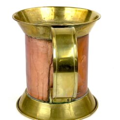 Dekoratyvinis žalvario ir vario ąsotis 14x21x15,5 cm