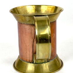 Dekoratyvinis žalvario ir vario ąsotis 14x21x15,5 cm