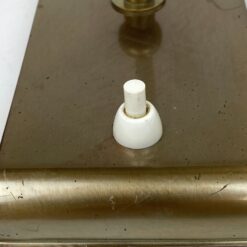 Žalvarinis stalinis šviestuvas 18x32x30 cm