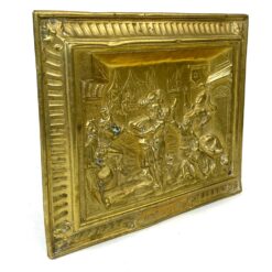 Pakabinamas žalvarinis bareljefas su šokių scena “Tout à la joie” 1,5×22,5×17,5 cm