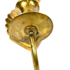 Žalvarinės sieninės žvakidės su augalų lapų figūromis 2 vnt. kompl. 9,5x10x25 cm