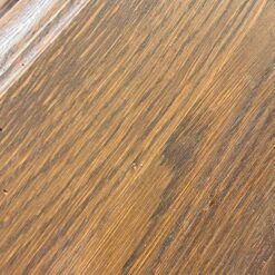 Senovinis ąžuolinis drožinėtas bufetas su stiklinėmis durimis 46x110x249 cm