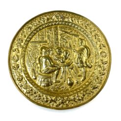 Žalvarinis bareljefas su smuklės scena 1,5x31x31 cm