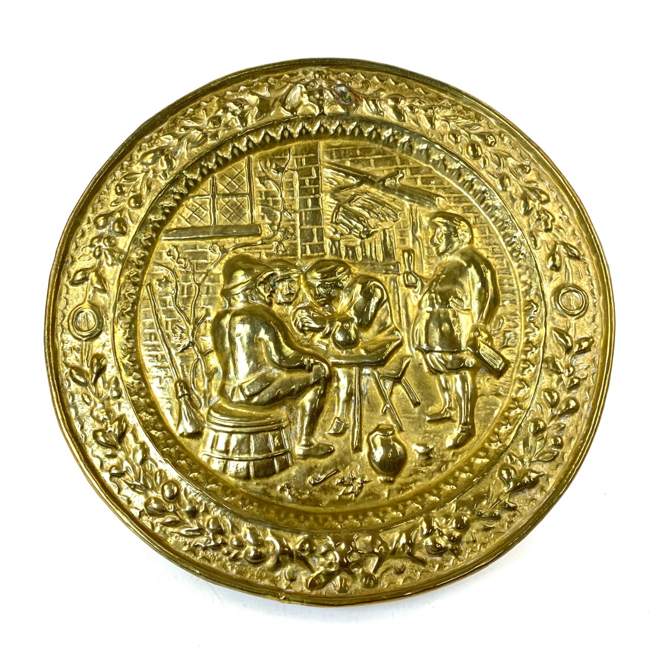 DR0336-interjero-ir-apdailos-detales-0 Žalvarinis bareljefas su smuklės scena 1,5x31x31 cm