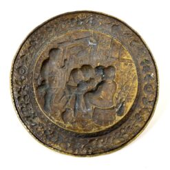 Žalvarinis bareljefas su smuklės scena 1,5x31x31 cm