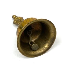 Žalvarinis rankinis induistų varpas su dievybės figūra 11x11x19,5 cm