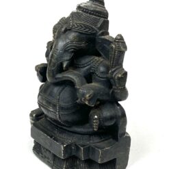 Hinduizmo išminties dievo Ganešos statula iš gipso 5,5x10x14 cm