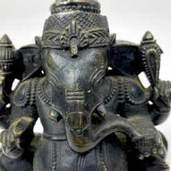 Hinduizmo išminties dievo Ganešos statula iš gipso 5,5x10x14 cm