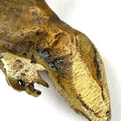 Žalvarinė driežo statulėlė 9×5,5×2 cm