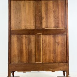 Barokinio stiliaus ąžuolinė rūbų spinta 60x150x241 cm