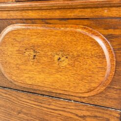 Barokinio stiliaus ąžuolinė rūbų spinta 60x150x241 cm