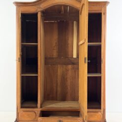 Barokinio stiliaus ąžuolinė rūbų spinta 60x150x241 cm