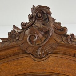 Barokinio stiliaus ąžuolinė rūbų spinta 60x150x241 cm