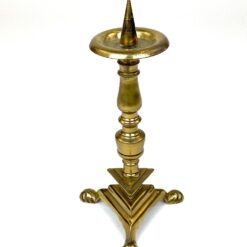 Žalvarinės trikojės žvakidės 2 vnt. komplektas 10x11x23 cm