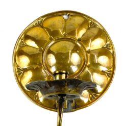 Žalvarinė pakabinama sieninė žvakidė 18,5x19x23 cm