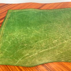 Riešutmedžio lukšto rašomasis stalas odiniu stalviršiumi 72,5x143x79 cm