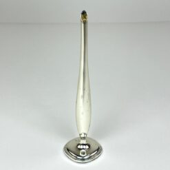 Sidabruoto metalo "WMF" vazelė 6x6x21,5 cm