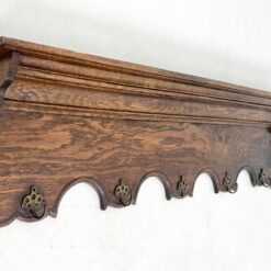 Ąžuolinė sieninė kabykla 10x111x29 cm