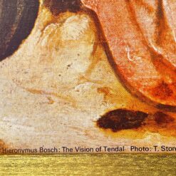 Hieronymus Bosch darbo The Vision of Tendal printas medžio rėme 2x94x73 cm