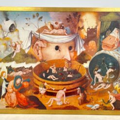 Hieronymus Bosch darbo The Vision of Tendal printas medžio rėme 2x94x73 cm