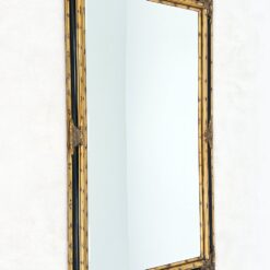 Vertikaliai arba horizontaliai kabinamas veidrodis aukso spalvos rėme 5,5x226x126,5 cm