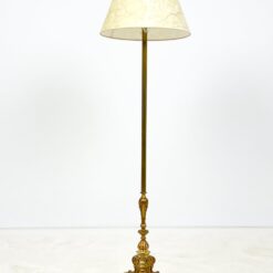 Žalvarinis toršeras šviesiu kartoniniu gaubtu 45,5×45,5×160 cm