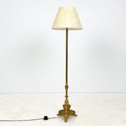 Žalvarinis toršeras šviesiu kartoniniu gaubtu 45,5×45,5×160 cm