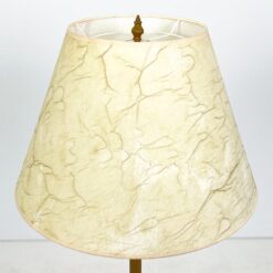 Žalvarinis toršeras šviesiu kartoniniu gaubtu 45,5×45,5×160 cm