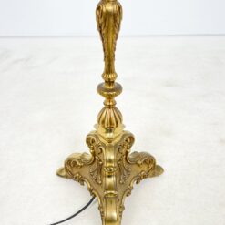 Žalvarinis toršeras šviesiu kartoniniu gaubtu 45,5×45,5×160 cm