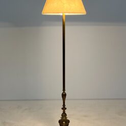 Žalvarinis toršeras šviesiu kartoniniu gaubtu 45,5×45,5×160 cm