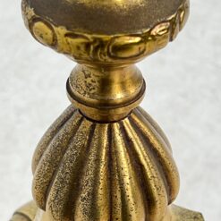 Žalvarinis toršeras šviesiu kartoniniu gaubtu 45,5×45,5×160 cm