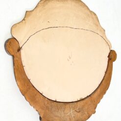 Pakabinamas veidrodis gėlių motyvais drožinėtame riešutmedžio rėme 4x88x77 cm