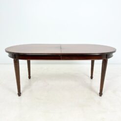 Išskleidžiamas raudonmedžio valgomojo stalas 96×186(+50)x75 cm