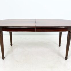 Išskleidžiamas raudonmedžio valgomojo stalas 96×186(+50)x75 cm