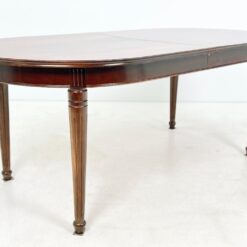 Išskleidžiamas raudonmedžio valgomojo stalas 96×186(+50)x75 cm