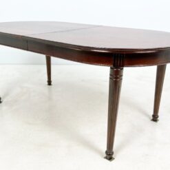 Išskleidžiamas raudonmedžio valgomojo stalas 96×186(+50)x75 cm