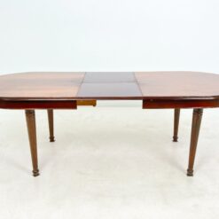 Išskleidžiamas raudonmedžio valgomojo stalas 96×186(+50)x75 cm