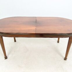 Išskleidžiamas raudonmedžio valgomojo stalas 96×186(+50)x75 cm