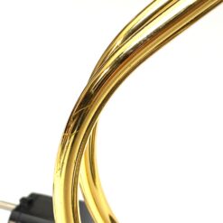 Vintažinis metalinis stalinis šviestuvas reguliuojamo kampo gaubtu 58×22,5×47 cm